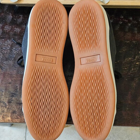 Kodiak Men's Leather/Canvas Casual Shoes, Black, Sz 13 - Picture 7 of 16